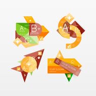 Paper graphics infographic web layouts N149