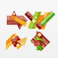Paper graphics infographic web layouts N150