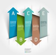 Abstract paper cut arrow background N2