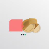Modern abstract geometric info banner N264
