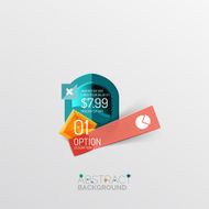 Geometric abstract shape infographic layouts N45