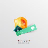 Geometric abstract shape infographic layouts N48