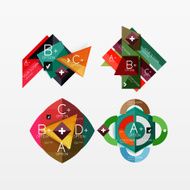 Paper graphics infographic web layouts N155