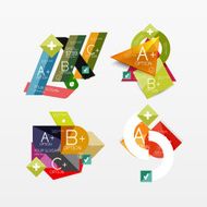 Paper graphics infographic web layouts N157