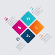 Vector colorful info graphics for your business presentations N174