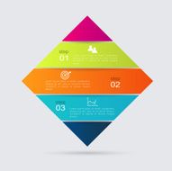 Vector colorful info graphics for your business presentations N175