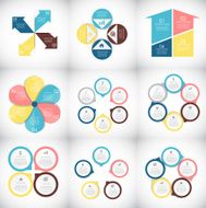 Big Set of Infographic Banner Templates for Your Business Vector N10