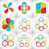 Big Set of Infographic Banner Templates for Your Business Vector N12