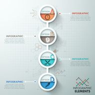 Modern infographics options banner N332