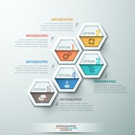 Modern infographics options banner N335