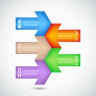 Information graphic templates - arrows