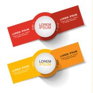 Abstract vector infographic