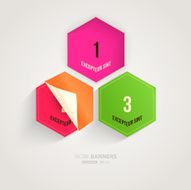 Abstract infographics design N27