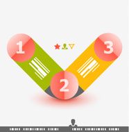Vector abstract infographic design N3