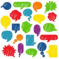 Vector set of marker bubbles