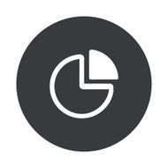 Vector modern gray circle icon N31