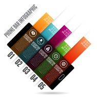 Phone Bar Infographic