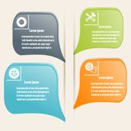 Full-color elements of infographics Vector illustration