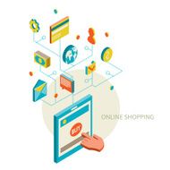 Icons for mobile marketing and online shopping N2