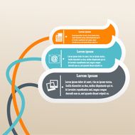 Color elements of infographics Vector illustration