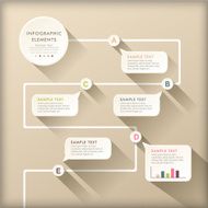 abstract flow chart infographics N9