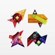 Paper graphics infographic web layouts N160