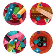 Paper graphics infographic web layouts N166