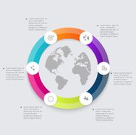 Vector colorful info graphics for your business presentations N177