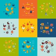 easter flat infographic N37