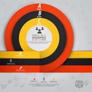 Minimal infographics design Vector N10