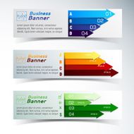 Business concept banners set N3