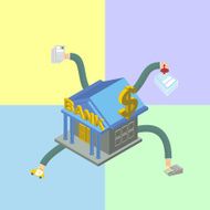 The Bank&#039;s work Infographics banking