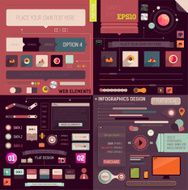 Set of vector design elements N2