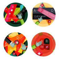 Modern flat design infographic banners N60
