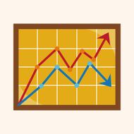 Financial charts theme elements N24