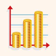 Financial charts theme elements N26
