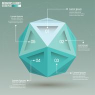 3d Sphere Infographics template