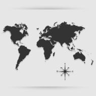 Map icon great for any use Vector EPS10 N4
