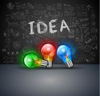 Infographic Layout for Brainstorming Concept background with graphs sketches N4