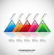 Modern Abstract Infographic template to display data N12
