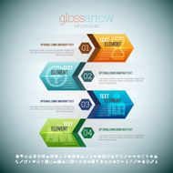 Gloss Arrow Infographic