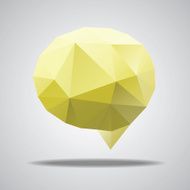 Vector bright speech cloud and blobs N2