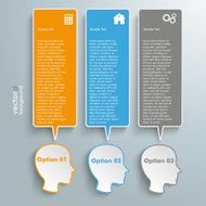 3 Heads Speech Bubble Banners