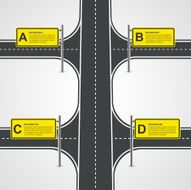 Abstract Road And Street Business Infographic Design Concept N3