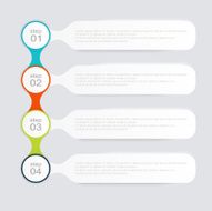 Vector colorful info graphics for your business presentations N182