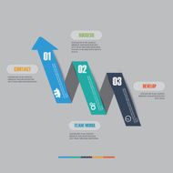 Vector of marketing concept infographic element N3