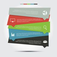 Vector of marketing concept infographic element N4