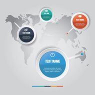 Vector of marketing concept infographic element N9