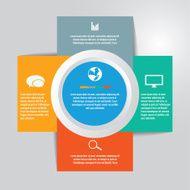 Vector of infographic element icon for Business