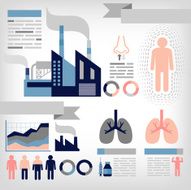 infographics of pollution